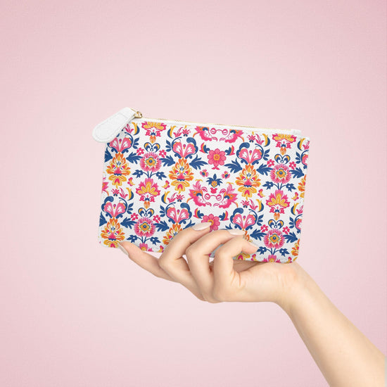 Colorful Floral Mini Clutch Bag - Perfect for Parties, Travel, Gifts, Makeup Organizer, and Festivals