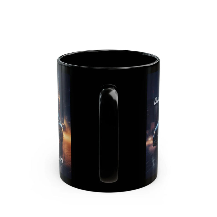 Mug, 11oz Sexy Personalized Black Mercedes Mug, Luxury Car Design, Xmas Gift, gift for Entrepreneur, stock broker gift, Personalized Black The Aurora Touch