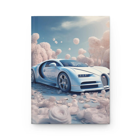Luxury Bugatti Hardcover Journal Matte Finish, Elegant Writing Book, Car Portrait, Personal Notebook, Perfect for Writers & Notetaking The Aurora Touch
