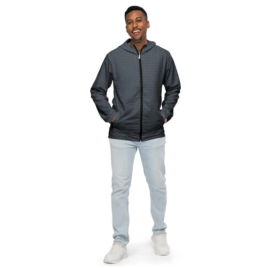 Men’s Geometric Windbreaker Jacket – Casual & Stylish Lightweight Jacket for All Seasons The Aurora Touch
