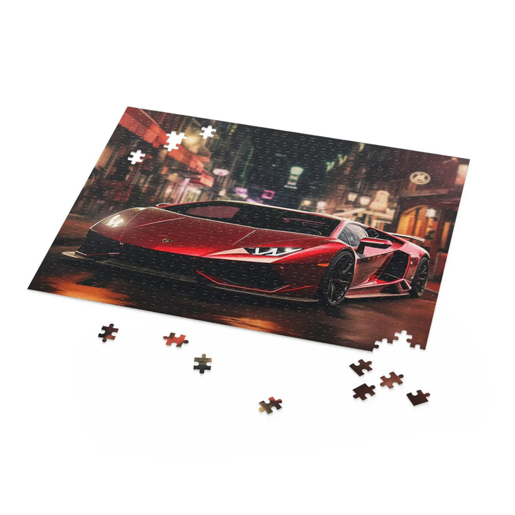 Lamborghini Puzzle (120, 252, 500-Piece) - Car Lover Gift, Automotive Decor, Family Game Night, Unique Wall Art, Birthday Present