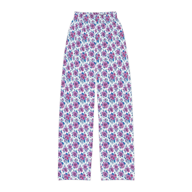 Floral Kids Lounge Pants - Cozy Sleepwear, Play Pants, Gifts for Birthdays, Summer Vibes, Relaxing Days, Holiday Pajama Pants, girl The Aurora Touch