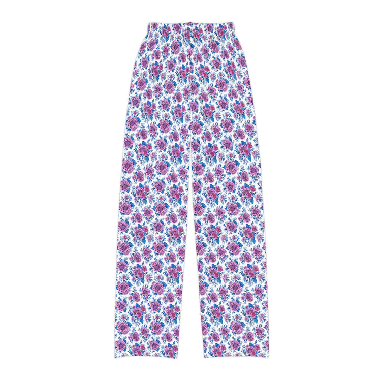 Floral Kids Lounge Pants - Cozy Sleepwear, Play Pants, Gifts for Birthdays, Summer Vibes, Relaxing Days, Holiday Pajama Pants, girl