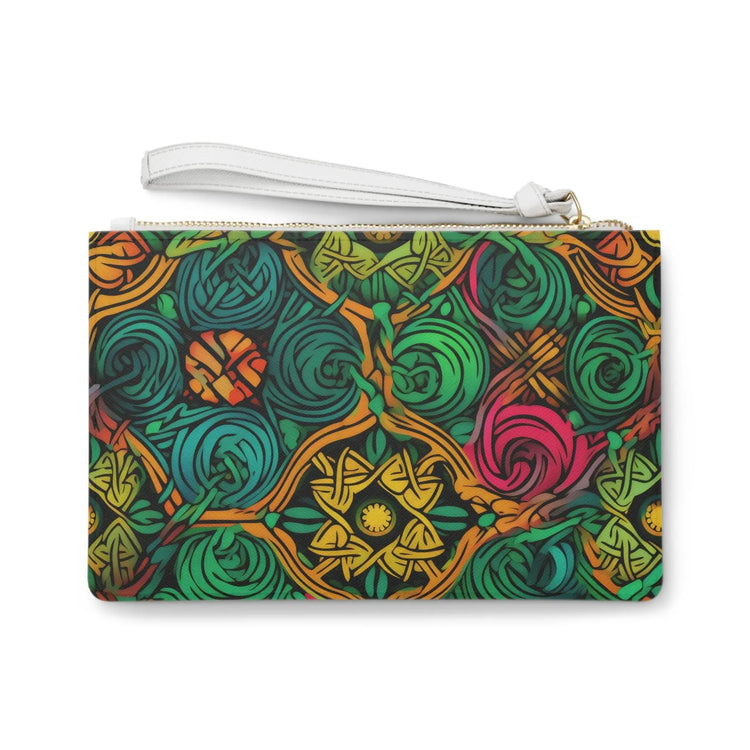 Colorful Boho Clutch Bag for Festivals, Date Night, Stylish Accessory, Gifts for Her, Summer Outings, Handmade Pouch The Aurora Touch