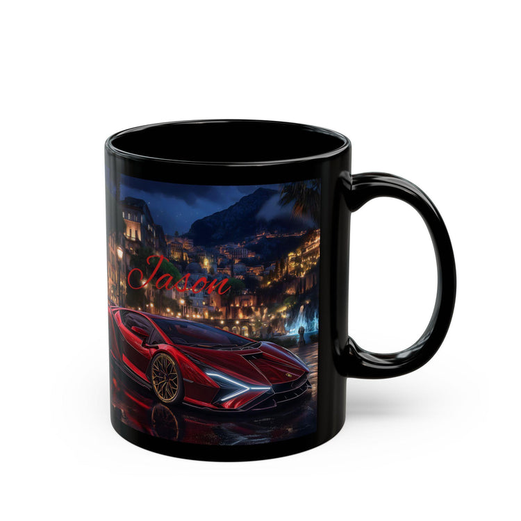 Luxury Sports Car Mug, Personalized Gift for Car Enthusiasts, Coffee Lover&