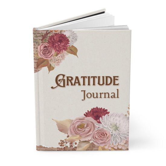 Gratitude Journal | Floral Hardcover Journal, Mindfulness Notebook, Daily Reflection Book