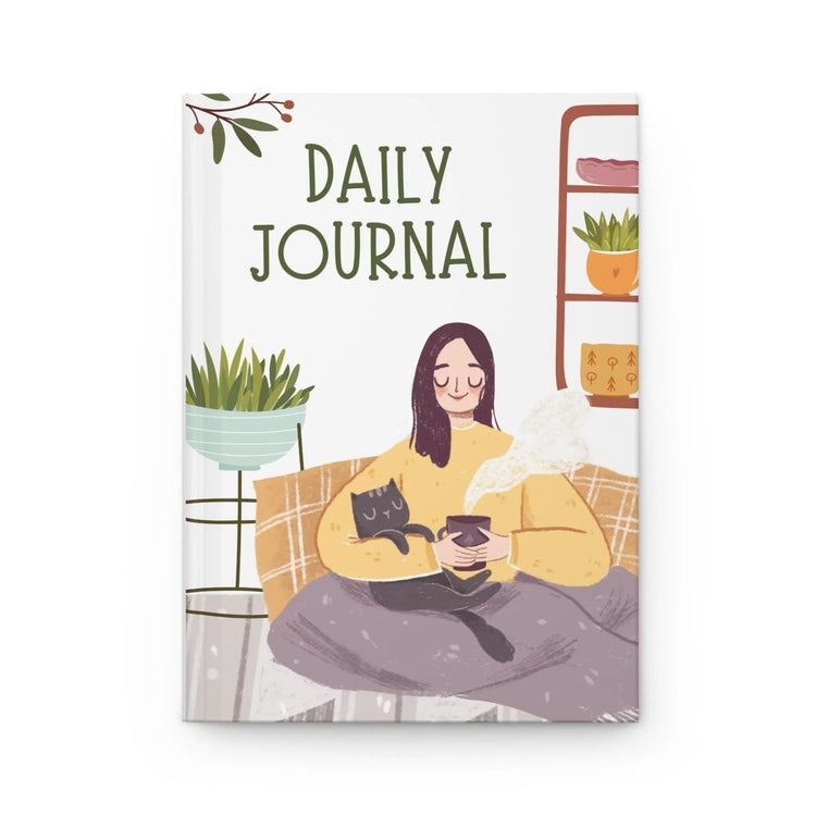 Cozy Daily Journal, Perfect for Self-Reflection, Mindfulness, Cat Lovers, Gift for Writers, Creative Expression The Aurora Touch