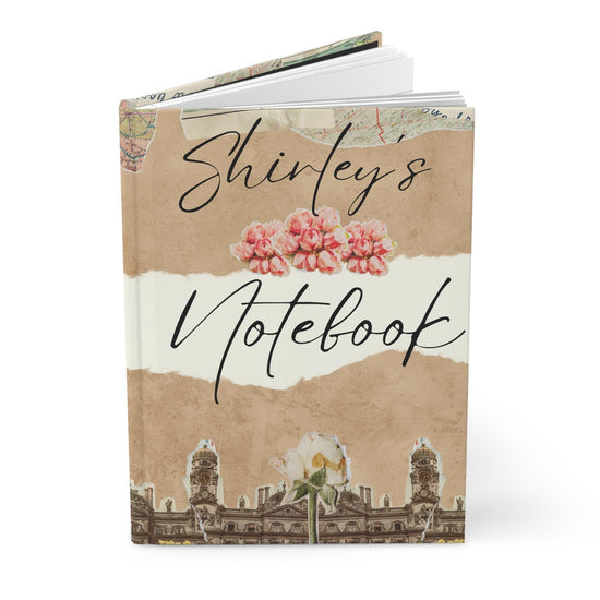 Personalized Floral Hardcover Journal, Custom Notebook for Writers, Gift for Her, Travel Journal, Sketchbook, Stationery The Aurora Touch