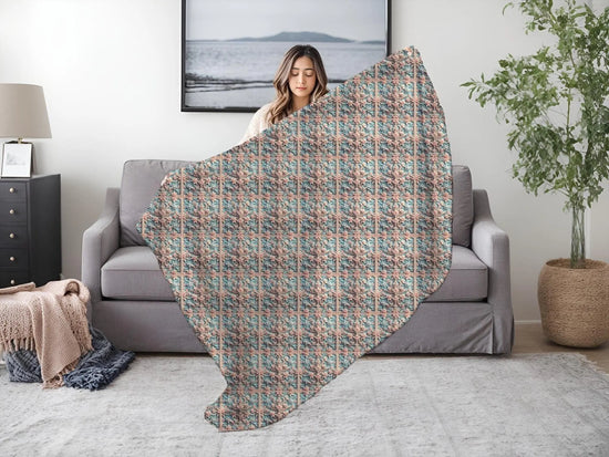 Victorian Style 3D Velveteen Plush Blanket Throw - Soft Cozy Home Decor, Warm Winter Gift, Luxury Bedding, Elegant Couch Accent, Unique The Aurora Touch