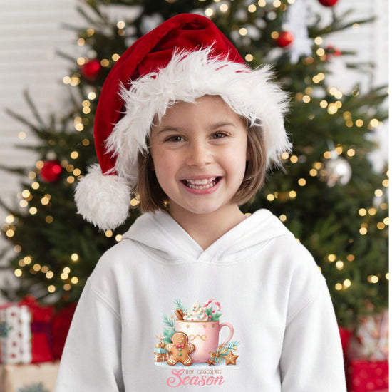 Cozy Hot Chocolate Sweatshirt for Kids, Winter Apparel, Christmas Gift, Holiday Hoodie, Seasonal Fashion, Cute Kids Clothing