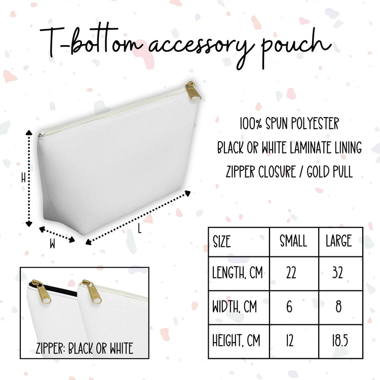 Floral Accessory Pouch - Nature-Inspired Makeup Bag, Travel Organizer, Gift for Her, Summer Vibes, Floral Print, Boho Style