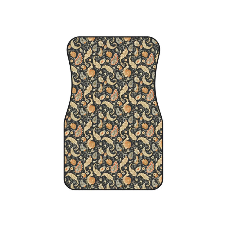 Bohemian Car Mats Set of 4, Artistic Auto Flooring, Vintage Style Car Accessories, Unique Gift for Travelers, Car Decor