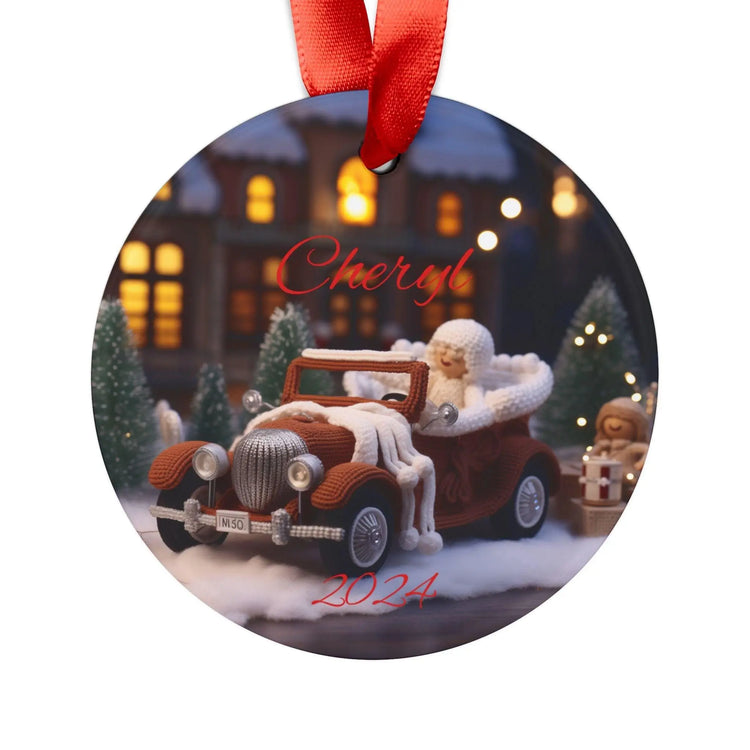 Personalized Holiday Acrylic Ornament, Custom Name Christmas Decoration, Unique Gift for Family, Festive Tree Decor, Keepsake 2024 The Aurora Touch