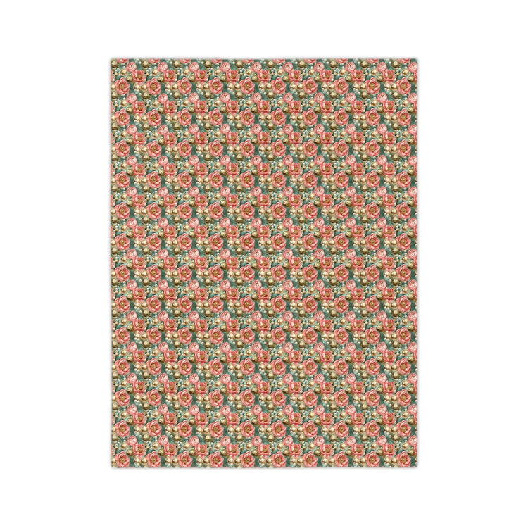 Cozy Floral Velveteen Microfiber Blanket, Soft Throw for Home Decor, Perfect Gift for Birthdays, Weddings, and Holidays, Bedspread, Picnic The Aurora Touch