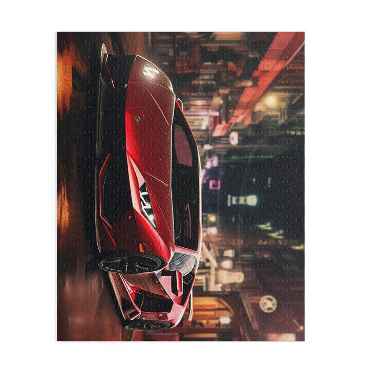 Lamborghini Puzzle (120, 252, 500-Piece) - Car Lover Gift, Automotive Decor, Family Game Night, Unique Wall Art, Birthday Present The Aurora Touch