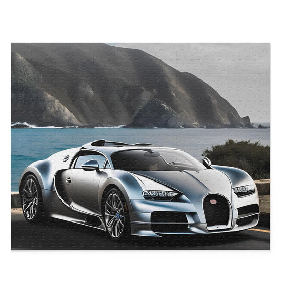 Luxury Car Puzzle, Stunning 3D Bugatti Jigsaw, Perfect Gift for Car Lovers, Family Game Night, Home Decor, 120, 252, 500-Piece