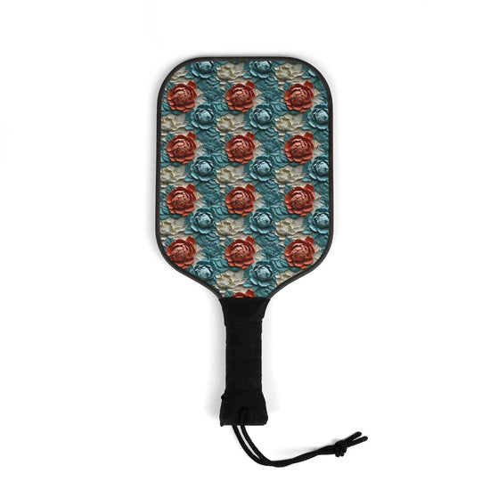 Stylish Pickleball Paddle Set, Fun Sports Gear for Pickleball Lovers, Unique Gift for Athletes, Outdoor Activity Kit, Vibrant Patterned