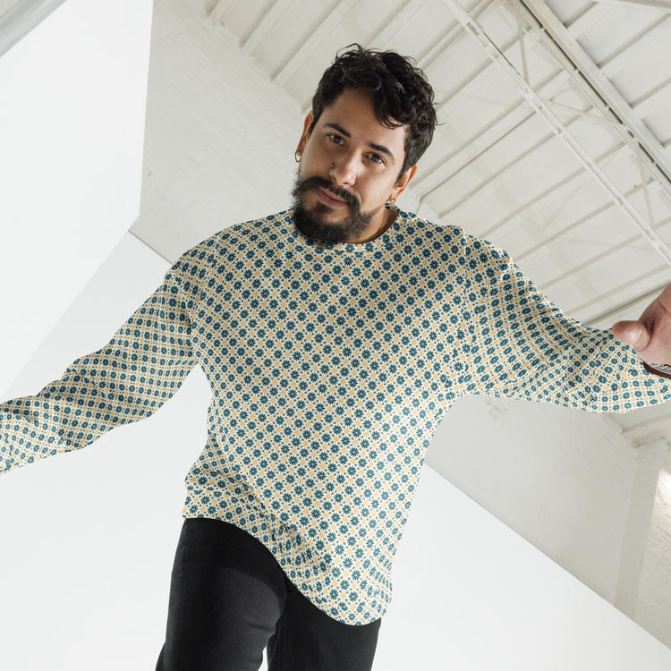 Men’s All-Over Print Casual Sweatshirt | Fashionable Unisex Pullover | Trendy Graphic Hoodie | Cozy, Comfortable & Stylish Sweatshirt The Aurora Touch