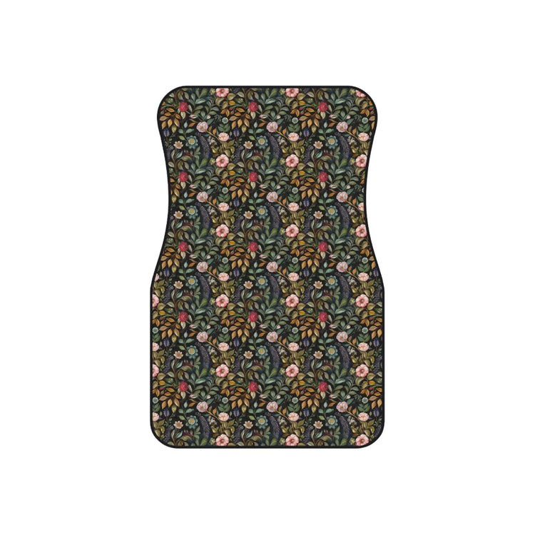 Floral Car Mats Set, Stylish Vehicle Floor Mats, Perfect for Flower Lovers, Great Gift for Home Decor, Car Accessories