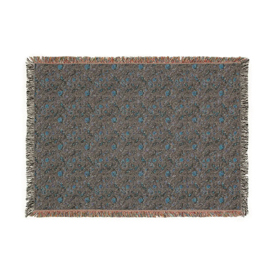 Cozy Floral Woven Blanket, Soft Throw for Home Decor, Ideal Gift for Birthdays, Housewarming, and Cozy Nights, Draping Accent, Stylish