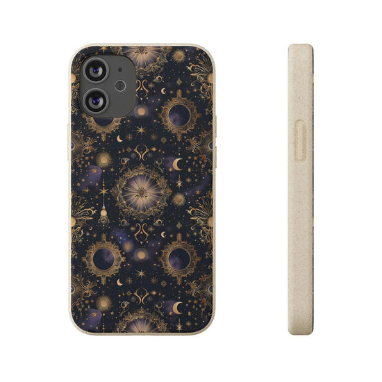 Celestial Biodegradable Phone Cases | Eco-Friendly, Astrology Design, Sustainable Gift, Nature Lovers, Zodiac Decor, Unique Cases