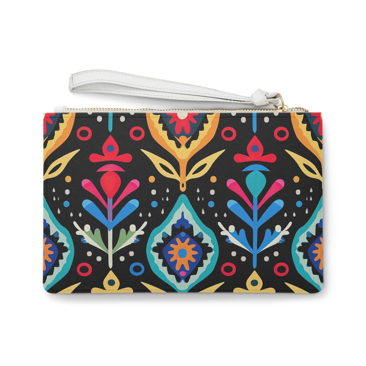 Vibrant Floral Clutch Bag - Boho Chic Accessory for Parties, Travel, Festivals, Everyday Use, Gift for Her