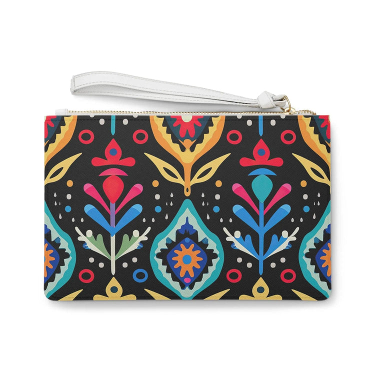 Vibrant Floral Clutch Bag - Boho Chic Accessory for Parties, Travel, Festivals, Everyday Use, Gift for Her