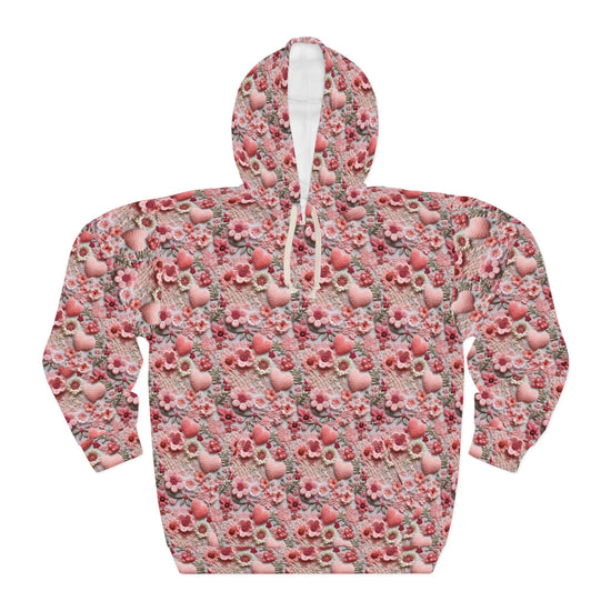 Pink Floral Heart Happiness Women&