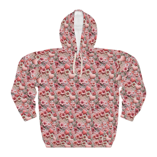 Pink Floral Heart Happiness Women&