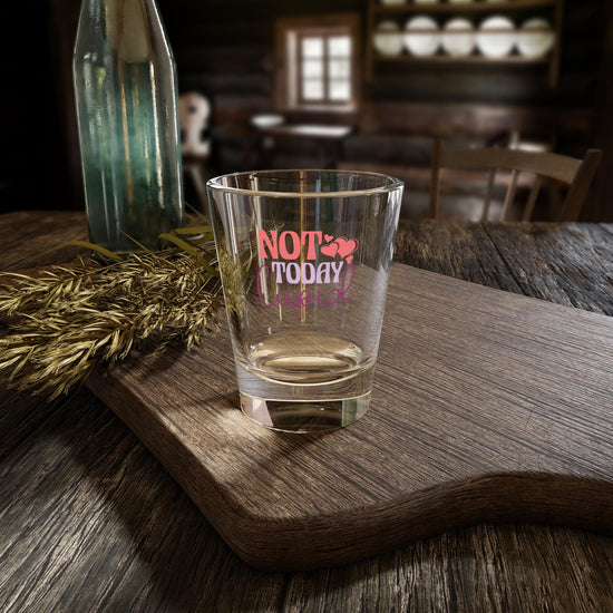 Funny Shot Glass - "Not Today Cupid" - Valentine&