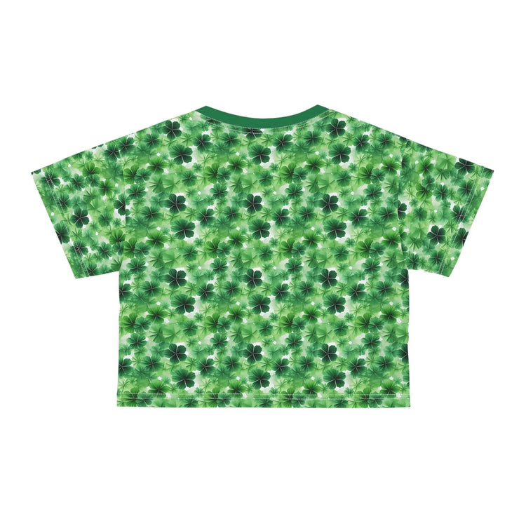 Lucky Clover Crop Tee - St. Patrick&