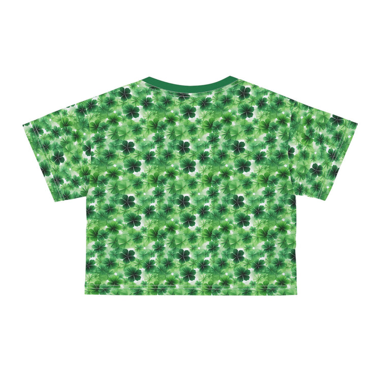 Lucky Clover Crop Tee - St. Patrick&