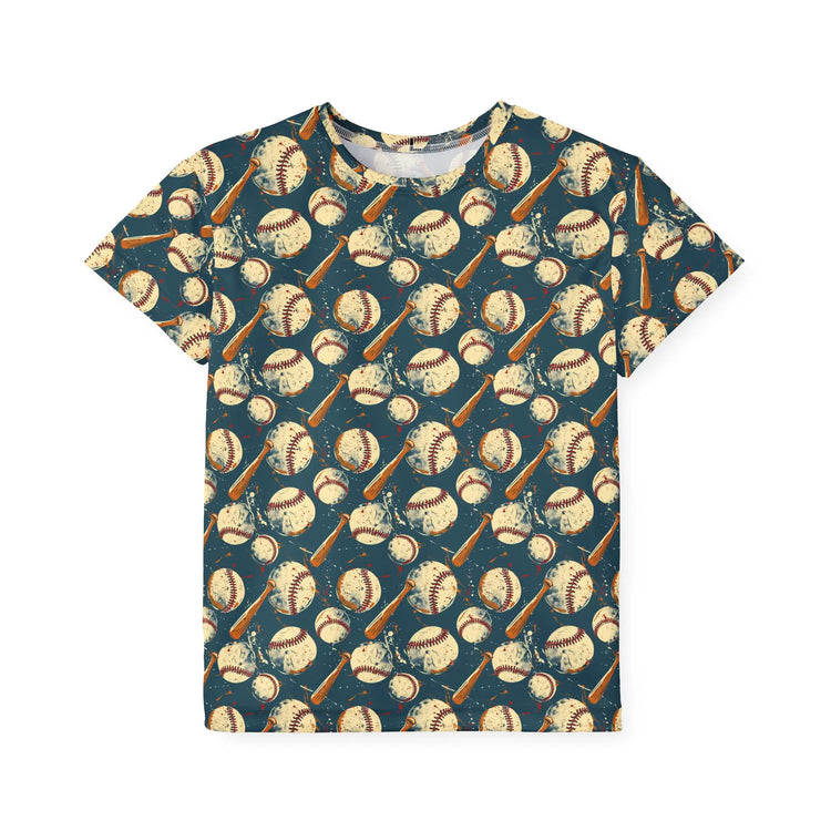 Boys Sports Jersey, Fun Baseball Tee for Young Athletes, Perfect for Sports Events, Birthdays, and Everyday Wear