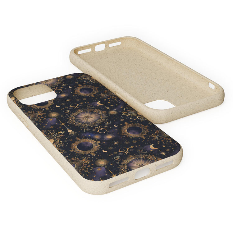 Celestial Biodegradable Phone Cases | Eco-Friendly, Astrology Design, Sustainable Gift, Nature Lovers, Zodiac Decor, Unique Cases