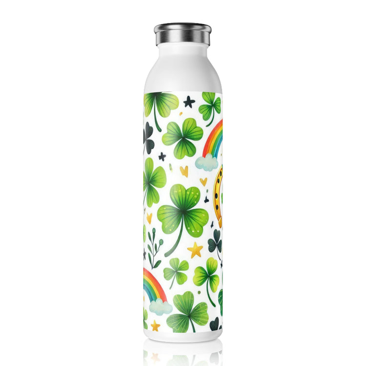 Sleek St. Patricks Day Water Bottle | Stylish Hydration, Fitness Gift, Modern Design, Trendy Drinkware, Eco-friendly Bottle