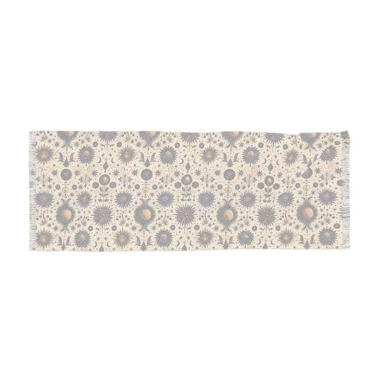 Floral Light Scarf | Boho Chic Accessory for Women | Spring Fashion, Gift for Her, Everyday Wear, Festival Style, Gardening