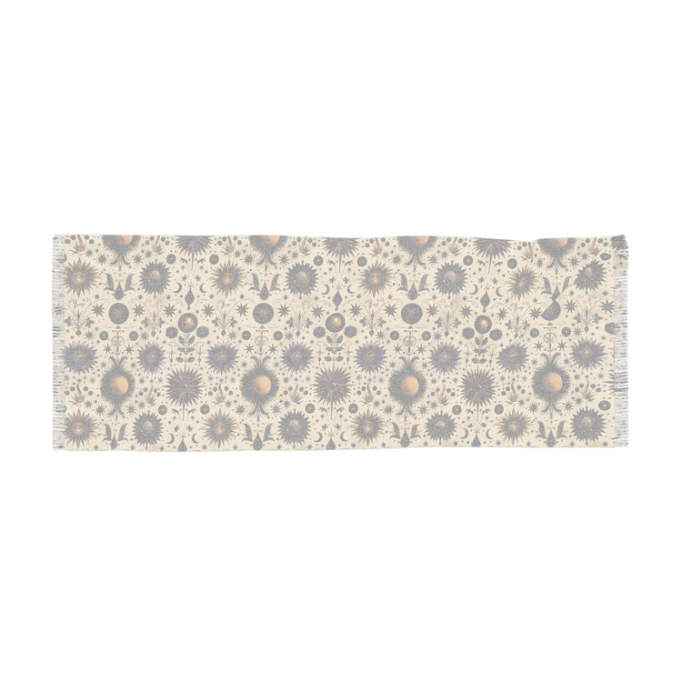 Floral Light Scarf | Boho Chic Accessory for Women | Spring Fashion, Gift for Her, Everyday Wear, Festival Style, Gardening