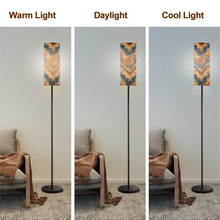 Floor Lamp Modern Standing Lamp (Made in USA), Designer Fashion Bedroom Living Hallway Light, Home Decor