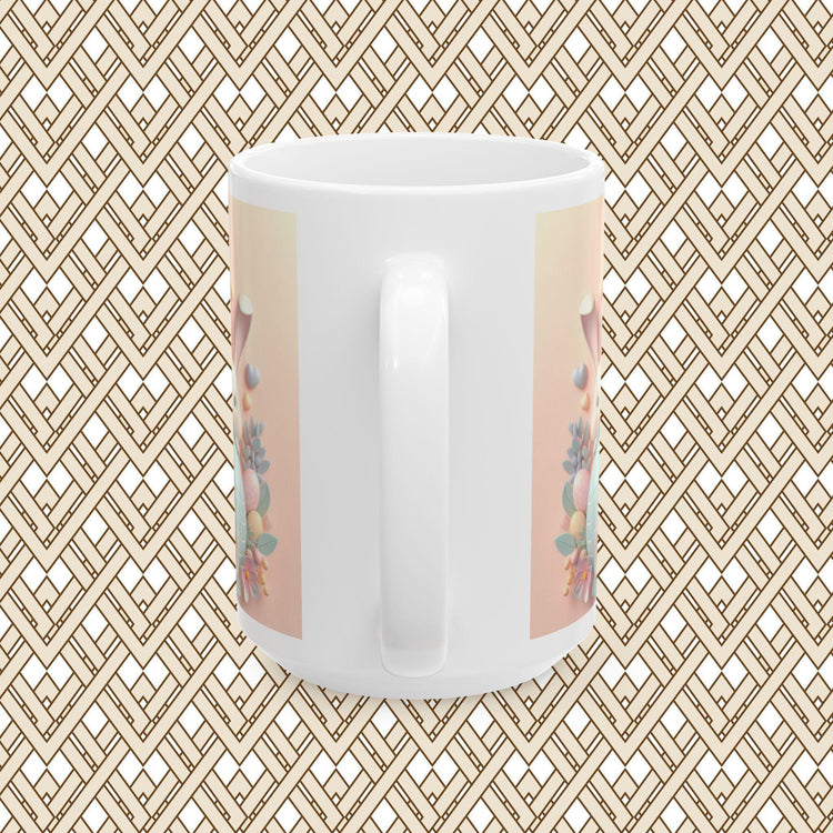 Cute Bunny Easter Ceramic Mug, Perfect for Spring Gifting, Coffee Lovers, Tea Enthusiasts, Festive Decor, 11oz, 15oz