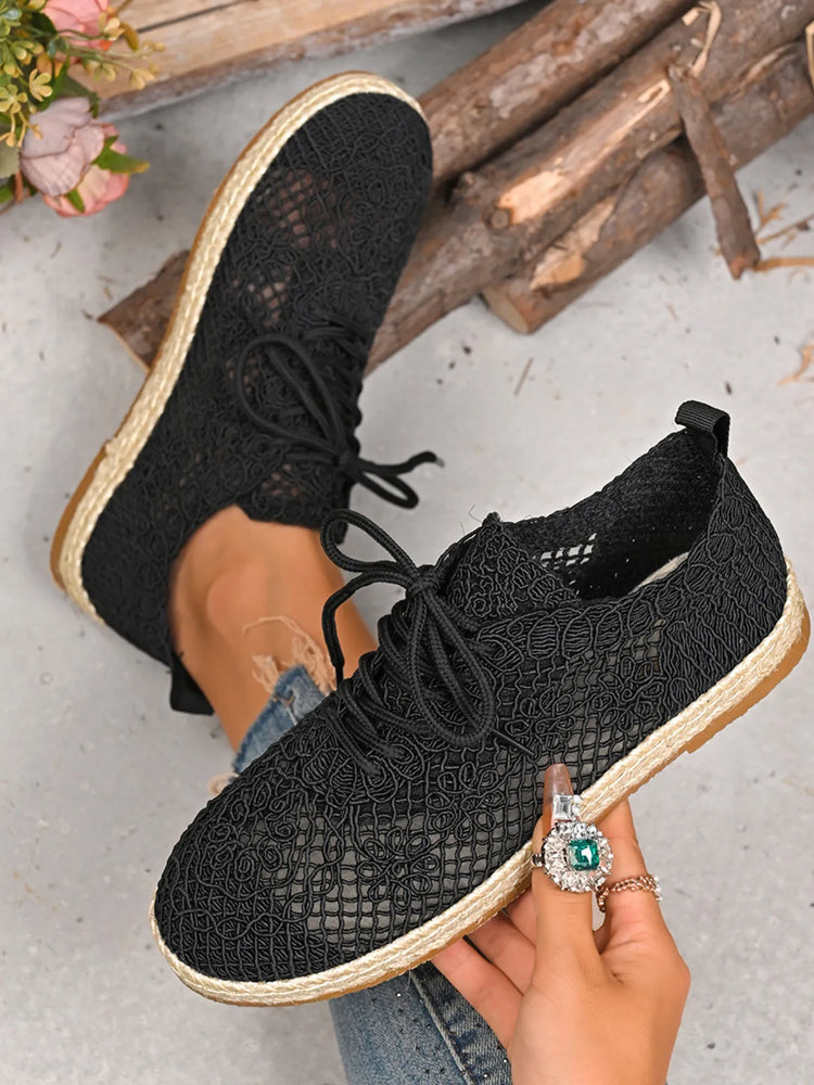 Breathable Woven Lace Up Vegan Leather Sneakers- Stylish, Casual Footw06e852ca927647b28ba12a6b911e4c84-Max-Origin