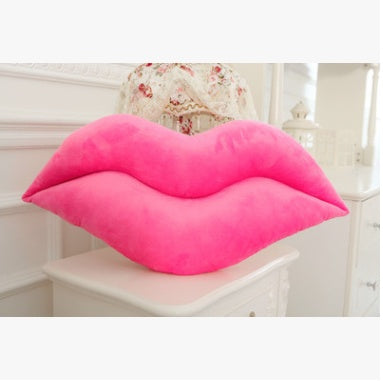 Unique Trendy Sexy Plush Big Lips Pillow- Home Bedroom Decor