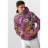 Purple Floral All-Over Print Men&