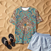 Vibrant Tone All-Over Print Men&