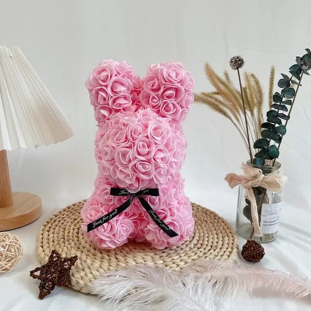 Rose Bear Gift Box Teem Drop