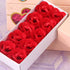 Double Heart Rose Soap Flower- Special Gift - The Aurora Touch