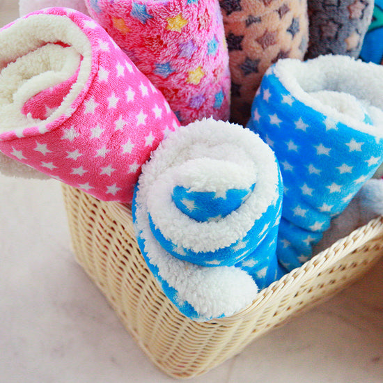 Adorable Soft Pet Cozy Blankets | Great for Dog & Cat
