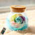 Rose Preserved Soap Flower LED Wishing Bottle - The Aurora Touch
