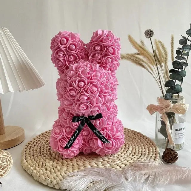 Rose Bear Gift Box Teem Drop