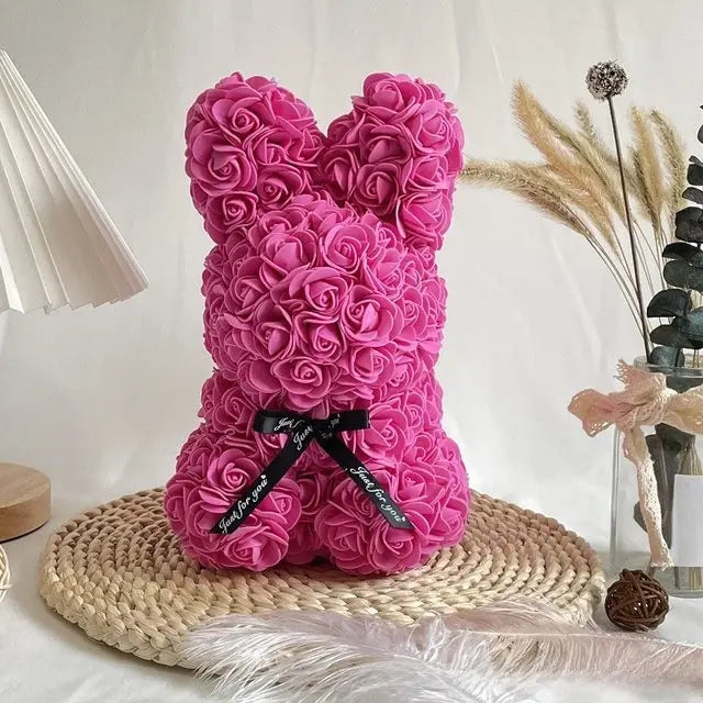 Rose Bear Gift Box Teem Drop