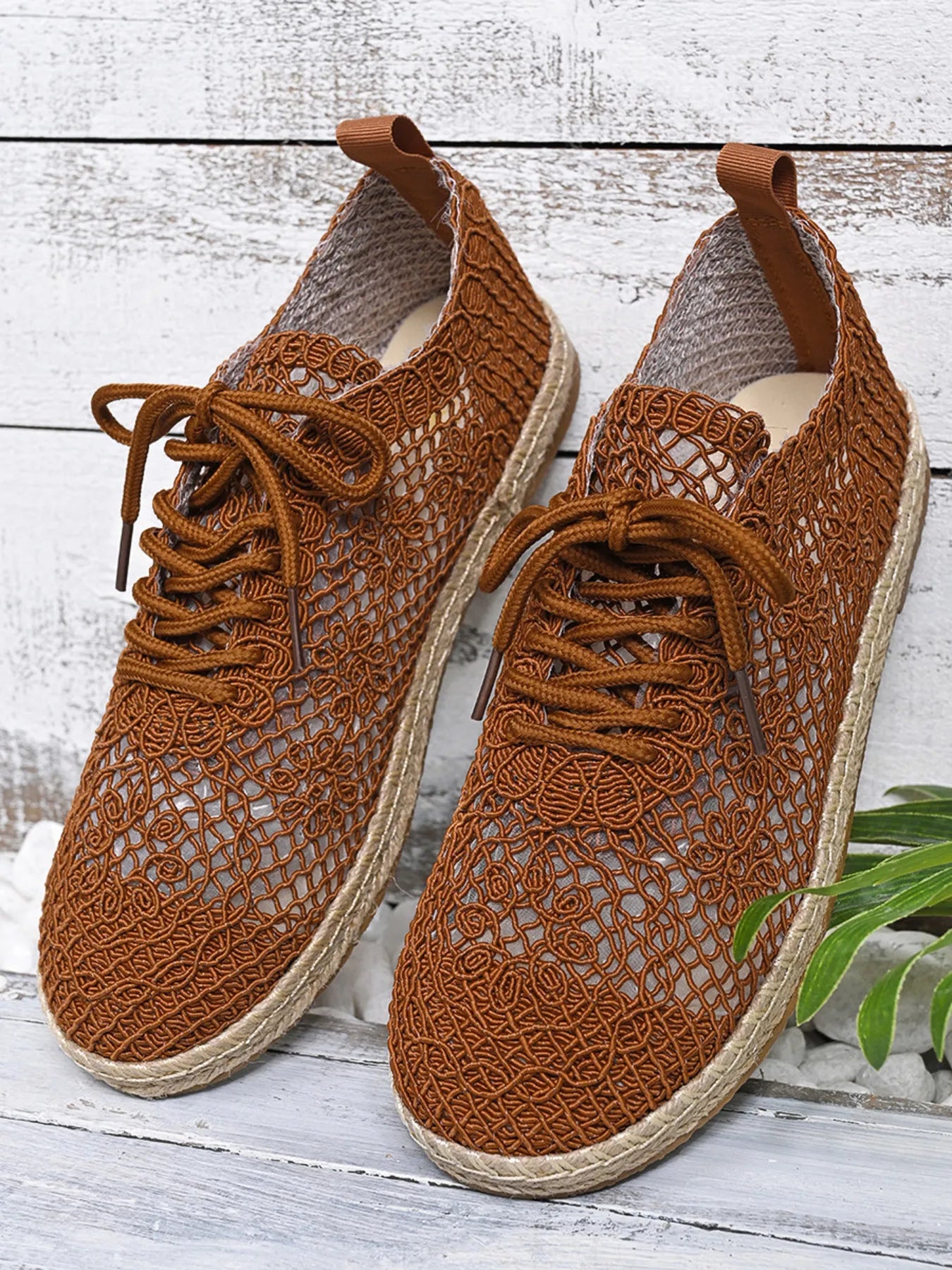 Breathable Woven Lace Up Vegan Leather Sneakers- Stylish, Casual Footw950cc80a5ede47b9972e14fa5135850b-Max-Origin